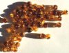 50 6mm Topaz Crackle Beads